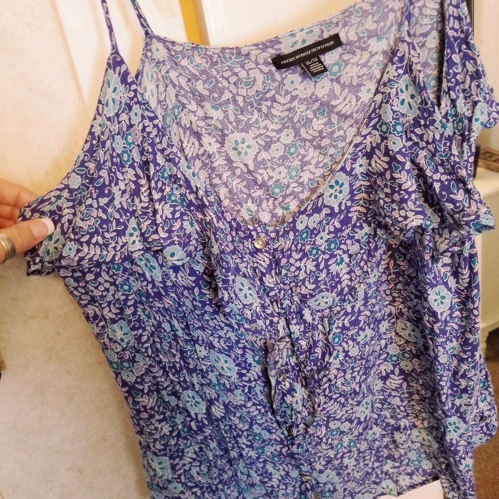 💐AE Floral Tank